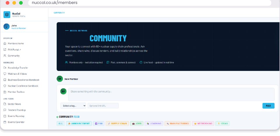 Online Community preview